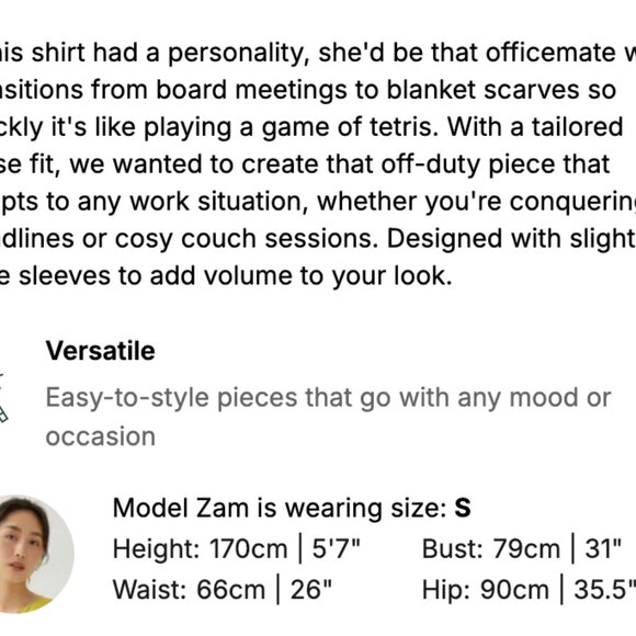 Love Bonito Kaiden Tailored Relaxed Flare Sleeve Shirt - Dusty Green - Picture 6 of 7